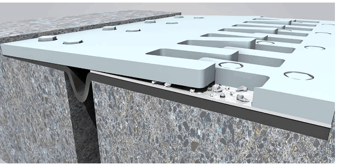 转位大型梳型钢板伸缩缝